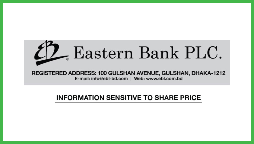 Price Sensetive Information of Eastern Bank PLC