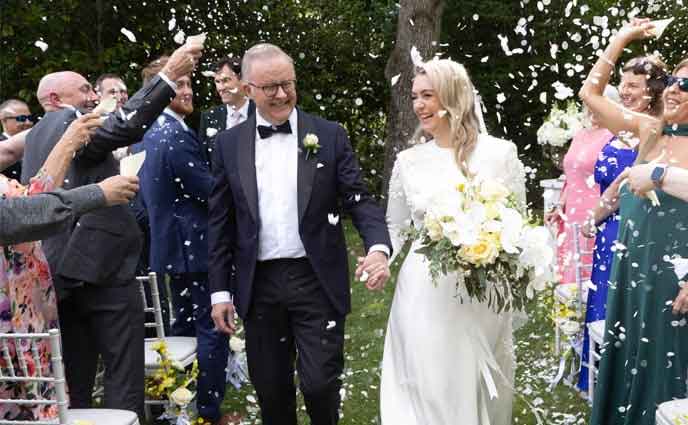 ৬২ বছর বয়সে বিয়ে করলেন অস্ট্রেলিয়ার প্রধানমন্ত্রী