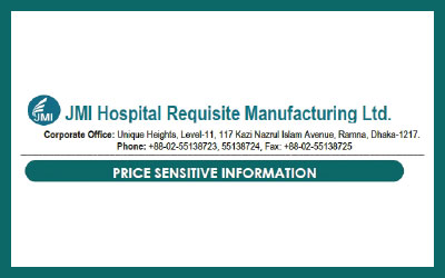 Price Sensitive Information of JMI Hospital Requisite Manufacturing Ltd.