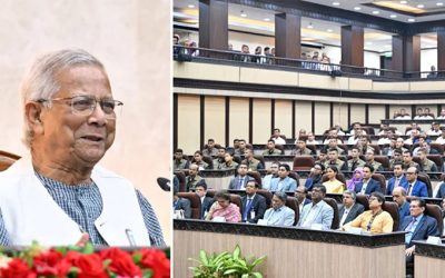 কর্মকর্তা ও কর্মচারীদের উদ্দেশ্যে বিদায়ী ভাষণ দিলেন প্রধান উপদেষ্টা