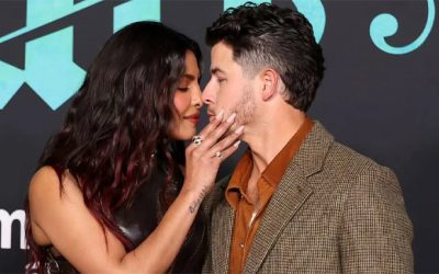 লালগালিচায় চুম্বনে ধরা দিলেন প্রিয়াঙ্কা-নিক