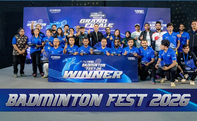 দেশজুড়ে ইয়ামাহা রাইডার্স ক্লাবের ব্যাডমিন্টন টুর্নামেন্টের ফাইনাল অনুষ্ঠিত