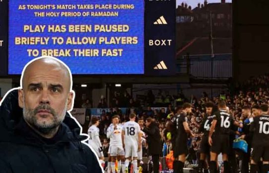 ইফতারের বিরতিতে দর্শকদের দুয়ো, গার্দিওলার নিন্দা