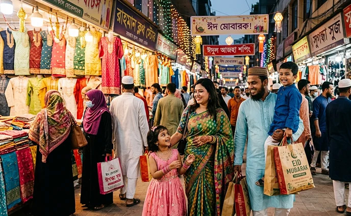 ঈদ উপলক্ষে রাত ১০টা পর্যন্ত দোকান খোলা রাখা যাবে